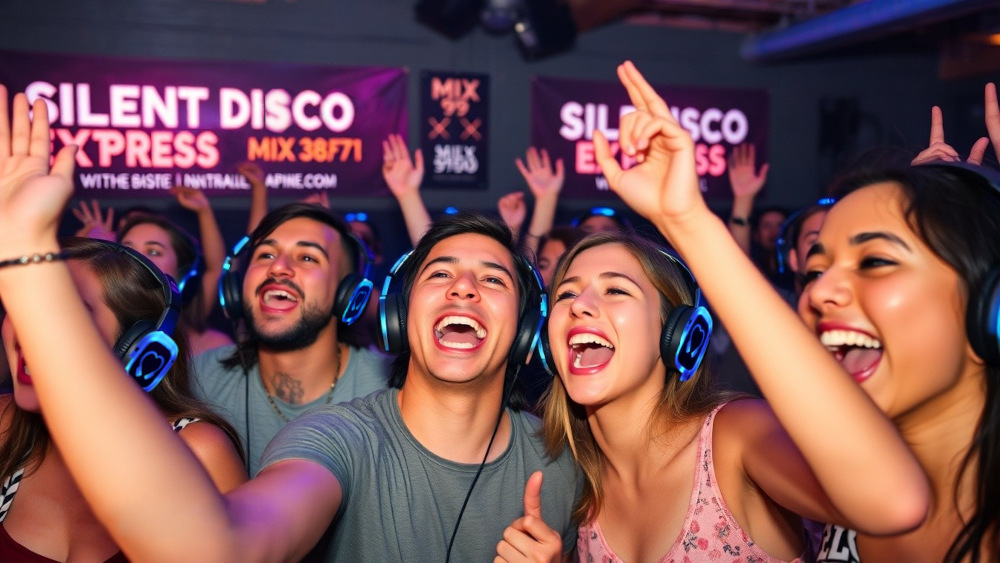 Silent Disco Express set huren - feest zonder overlast