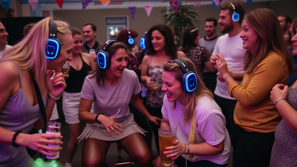 Silent Disco Express set huren voor een feestje