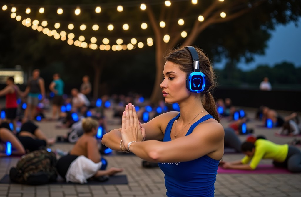 Silent Disco Express - Yoga set huren