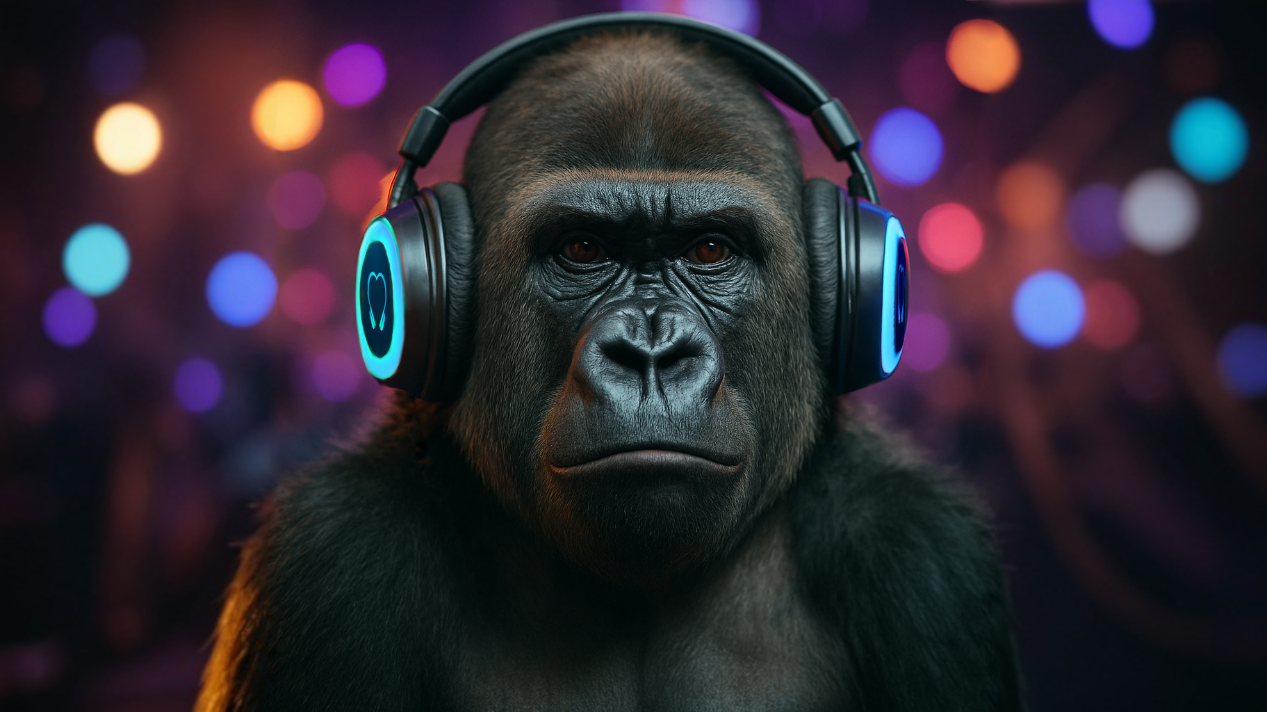 Silent Disco Express - feest tussen de gorilla's